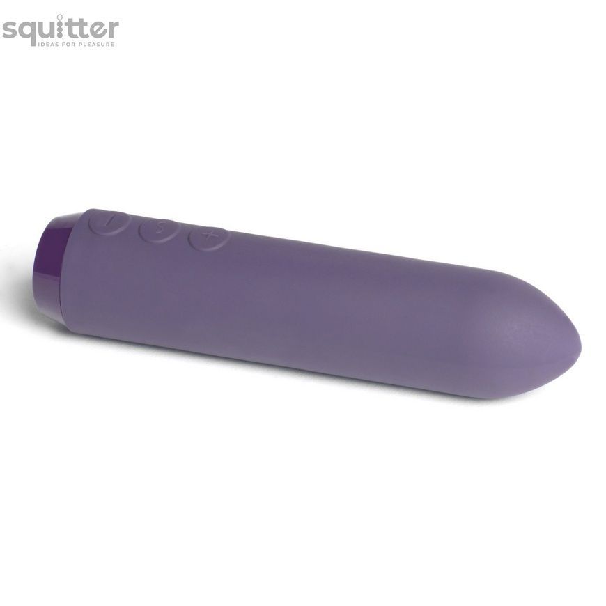 Минивибратор Je Joue - Classic Bullet Vibrator Purple с глубокой вибрацией и фиксацией на палец SO3040 - онлайн-сексшоп Сквитер
