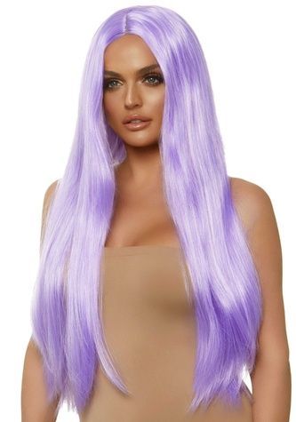 Leg Avenue Long straight center part wig lavender SO8589 - онлайн-сексшоп Сквитер
