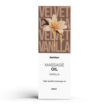 Масажна олія Satisfyer Massage Oil Vanilla 250 мл SX2707 - онлайн-сексшоп Сквітер