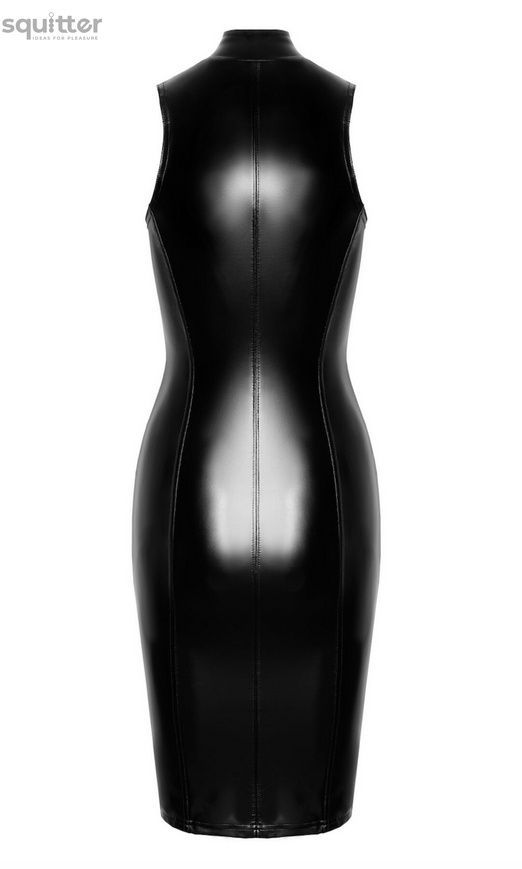 Сукня Noir Handmade F337 Powerwetlook midi dress - L SX2047 - онлайн-сексшоп Сквітер