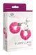 Наручники S Pleasures Furry Cuffs Pink з пухнастим оздобленням, 2 ключі в комплекті SX1600,2 - інтернет-магазин інтимних товарів Squitter
