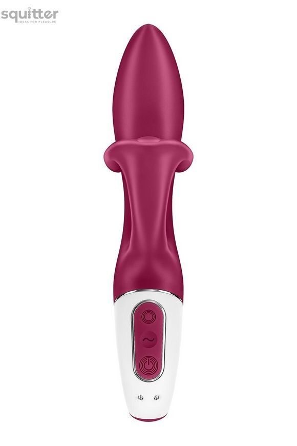 Вібратор-кролик із потрійним відростком Satisfyer Embrace me Berry, 2 мотори, діаметр 3,6 см SO6285 - онлайн-сексшоп Сквітер