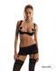 Комплект Obsessive Lecille 3-pcs crotchless set S/M SX3106,4 - інтернет-магазин інтимних товарів Squitter