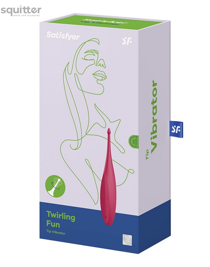 Вибратор для клитора Satisfyer Twirling Fun Poppy Red SO5419 фото