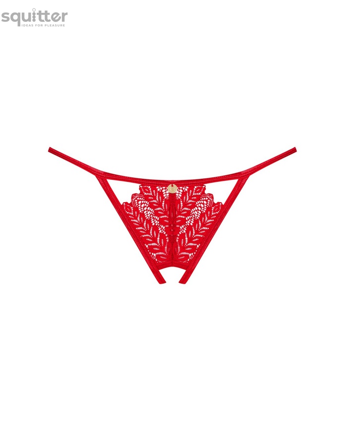 Трусики Obsessive Ingridia crotchless thong M/L SO9044 фото