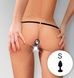 Жіночі трусики з силіконовою анальною пробкою Art Sex - Sexy Panties S Black, XS-2XL SO5874,1 - інтернет-магазин інтимних товарів Squitter
