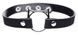 Чокер Master Series Kinky Kitty Ring Slim Choker - Black SX1184,1 - інтернет-магазин інтимних товарів Squitter