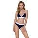Спортивный топ с двойными бретелями Passion PS007 TOP navy blue, size LSO4267,3 - интернет-магазин интимных товаров Squitter