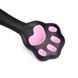 Паддл у вигляді котячої лапки Liebe Seele Round Paddle Black/Pink SX4832,3 - інтернет-магазин інтимних товарів Squitter