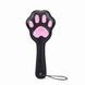Паддл у вигляді котячої лапки Liebe Seele Round Paddle Black/Pink SX4832,1 - інтернет-магазин інтимних товарів Squitter