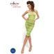 Бодистокинг Passion BS033 green, платье-сетка на бретелях, прозрачноеPBS033G,2 - интернет-магазин интимных товаров Squitter