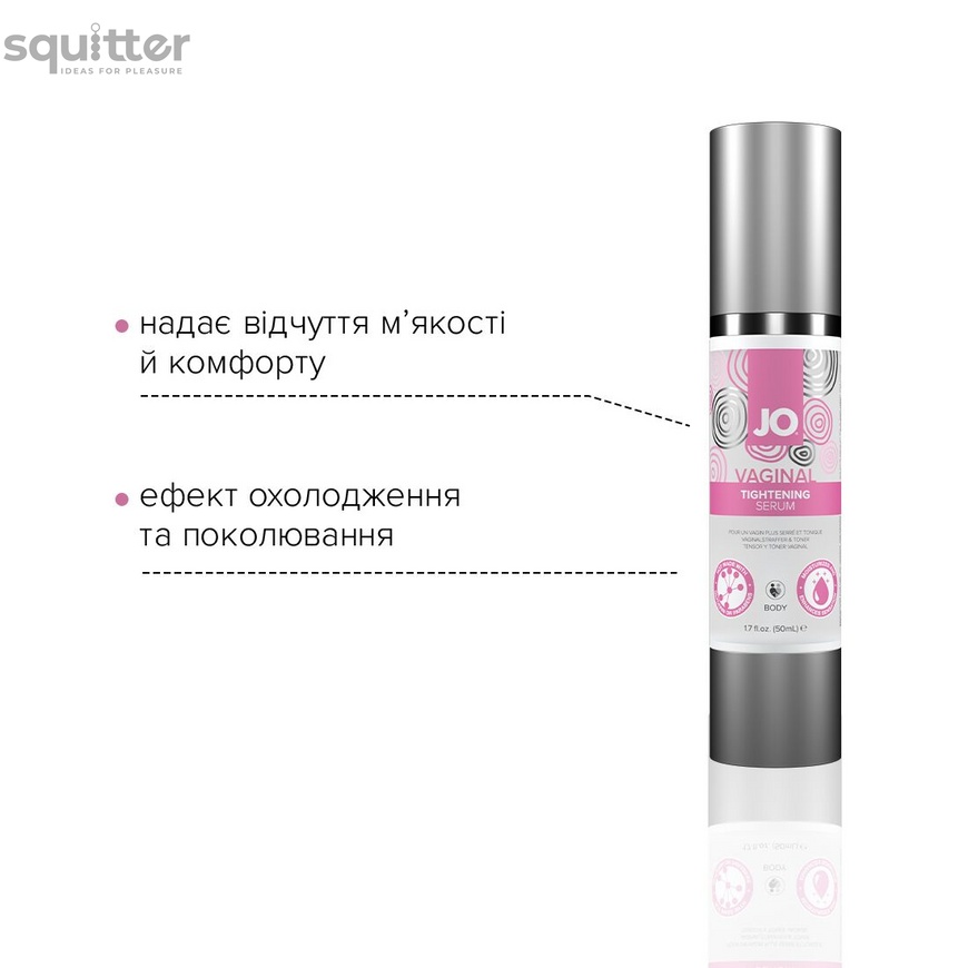 Гель для сужения влагалища System JO Vaginal Tightening Serum (50 мл) с охлаждающе-вибрирующим эфф. SO2450 фото