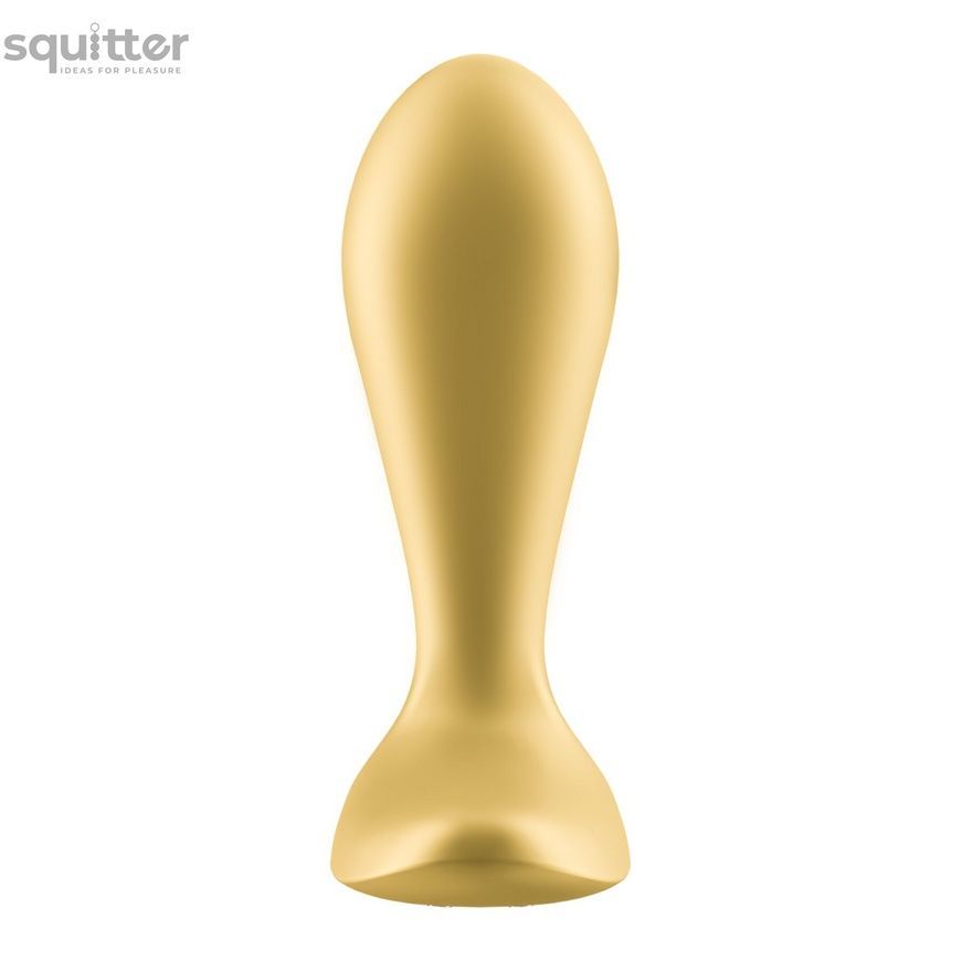 Анальна смарт-пробка з вібрацією Satisfyer Intensity Plug Gold SO8627 - онлайн-сексшоп Сквітер