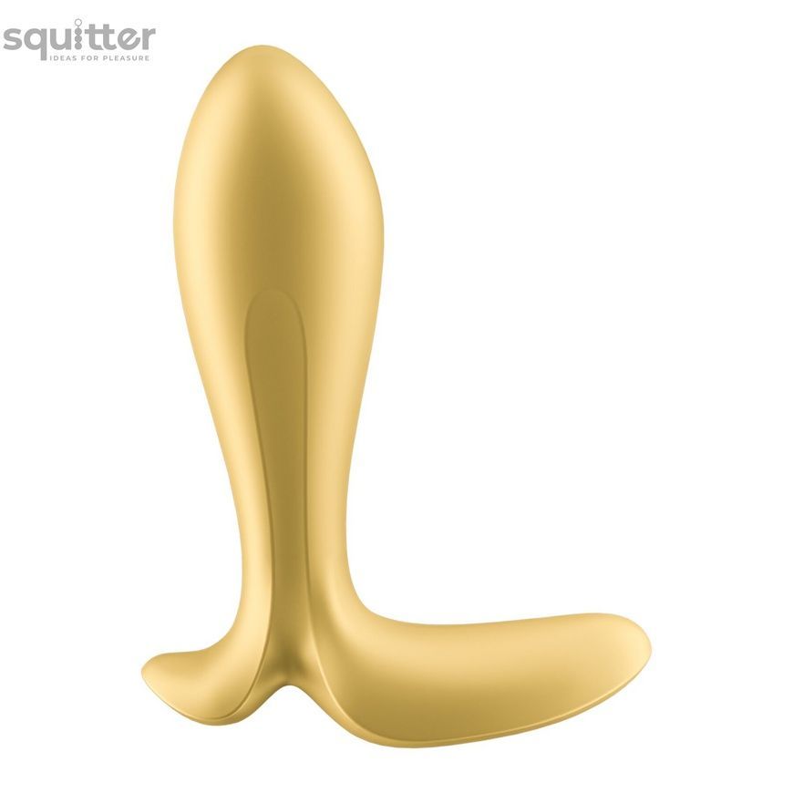 Анальна смарт-пробка з вібрацією Satisfyer Intensity Plug Gold SO8627 - онлайн-сексшоп Сквітер