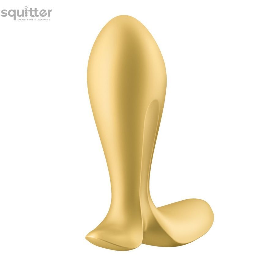 Анальна смарт-пробка з вібрацією Satisfyer Intensity Plug Gold SO8627 - онлайн-сексшоп Сквітер