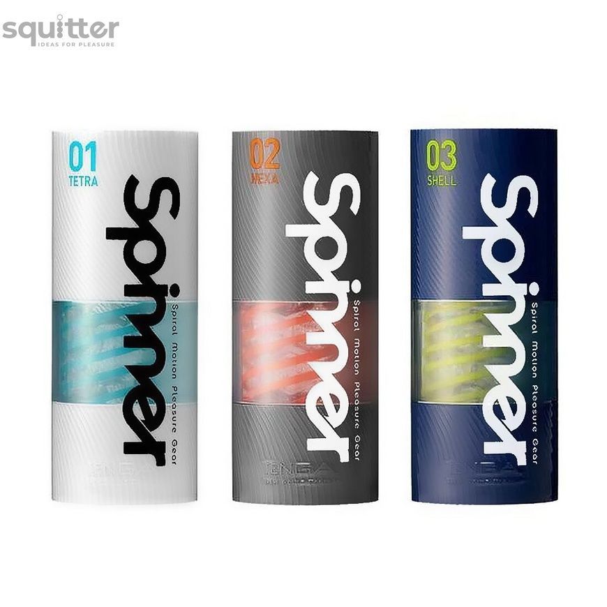 Мастурбатор Tenga Spinner 01 Tetra з пружною стимулювальною спіраллю всередині, ніжна спіраль SO2746 - онлайн-сексшоп Сквітер
