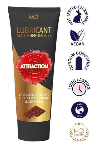 Змазка на водній основі з феромонами MAI ATTRACTION CHOCOLATE (100 мл) SO7531 - онлайн-сексшоп Сквітер