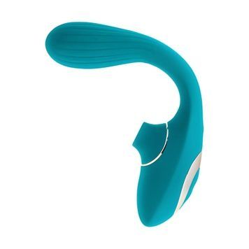 Вібратор S Pleasures Dual Suction - Turquoise SX4594 - онлайн-сексшоп Сквітер
