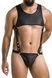Мужское кожаное боди Passion 056 Adam XXL/XXXL Black, заклепкиSO7632,1 - интернет-магазин интимных товаров Squitter
