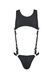 Мужское кожаное боди Passion 056 Adam XXL/XXXL Black, заклепкиSO7632,3 - интернет-магазин интимных товаров Squitter