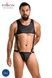 Мужское кожаное боди Passion 056 Adam XXL/XXXL Black, заклепкиSO7632,5 - интернет-магазин интимных товаров Squitter