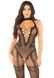 Бодістокінг Leg Avenue Crotchless Bodystocking with Heart One Size, Black SX1759,1 - інтернет-магазин інтимних товарів Squitter