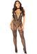 Бодістокінг Leg Avenue Crotchless Bodystocking with Heart One Size, Black SX1759,5 - інтернет-магазин інтимних товарів Squitter