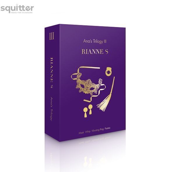 Романтичний подарунковий набір RIANNE S Ana's Trilogy Set III: ерекційне кільце, ажурна маска SO3857 - онлайн-сексшоп Сквітер