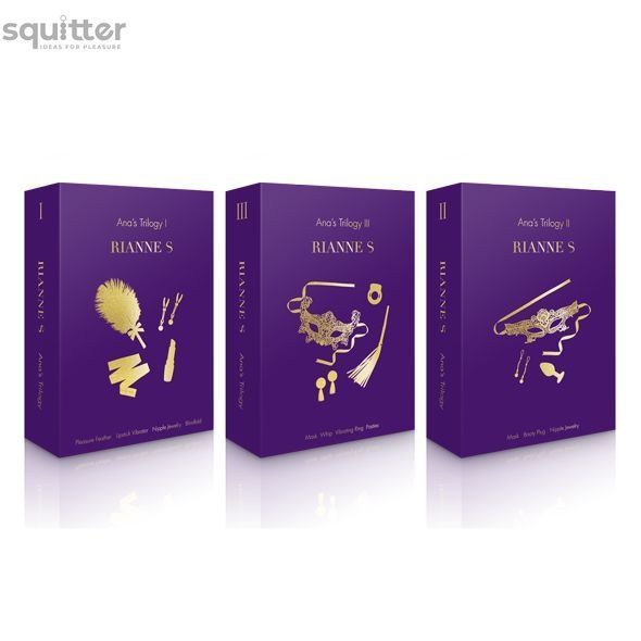 Романтичний подарунковий набір RIANNE S Ana's Trilogy Set III: ерекційне кільце, ажурна маска SO3857 - онлайн-сексшоп Сквітер