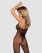 Бодистокинг Obsessive Bodystocking G308 S/M/L, халтер, декор в виде татуировкиSO7235,2 - интернет-магазин интимных товаров Squitter