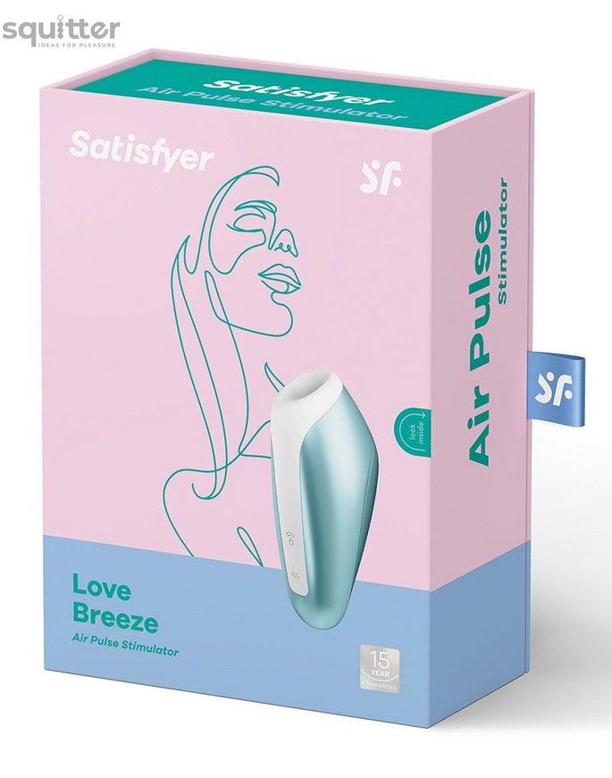 Миниатюрный вакуумный стимулятор Satisfyer Love Breeze Ice Blue SO4103 фото