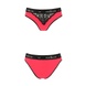 Трусики с широкой резинкой и кружевом Passion PS001 PANTIES red/black, size M SO4168 фото 4