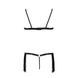Комплект білизни Passion Exclusive KASSANDRA SET OpenBra 2XL/3XL black, ліф, трусики-спідниця PS26303,6 - інтернет-магазин інтимних товарів Squitter