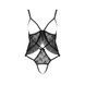 Боді монокіні з відкритими грудьми Passion JUSTINA BODY XXL/XXXL, black EL15403,3 - інтернет-магазин інтимних товарів Squitter