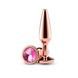 Анальна пробка NS Novelties Rear Assets - Tapered - Medium - Rose Gold - Pink SX4389,1 - інтернет-магазин інтимних товарів Squitter