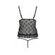 Боді монокіні з відкритими грудьми Passion JUSTINA BODY XXL/XXXL, black EL15403,4 - інтернет-магазин інтимних товарів Squitter