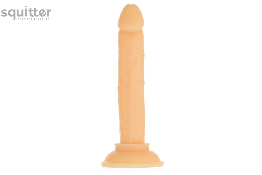 Фаллоимитатор ADDICTION Tino 5.25″ Silicone Dildo, присоска, диаметр 1,9 см, вибропуля в подарок SO7754 фото