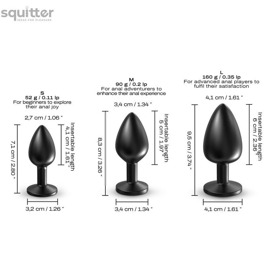 Анальна пробка Dorcel ONIX PLUG L SX1375 - онлайн-сексшоп Сквітер