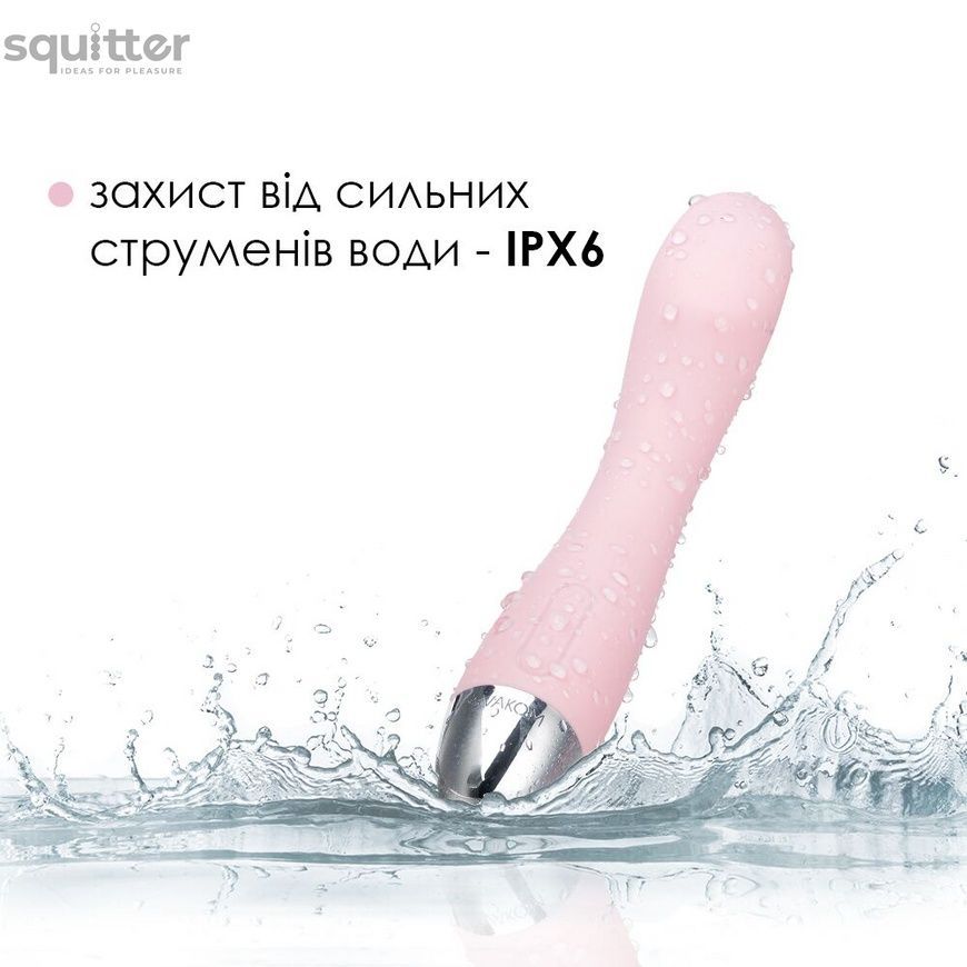 Вибратор для точки G с интеллектуальным режимом Svakom Amy Pale Plink SO4823 - онлайн-сексшоп Сквитер