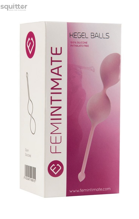 Вагинальные шарики Femintimate Kegel Balls, диаметр 3,5 см, масса 77 г FM40601 фото