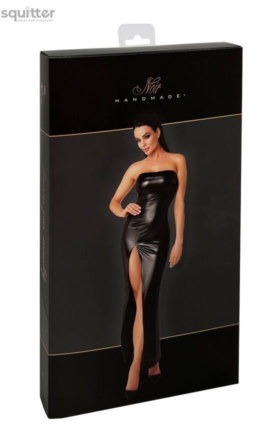 Сукня Noir Handmade F336 Powerwetlook long dress - S SX2043 - онлайн-сексшоп Сквітер