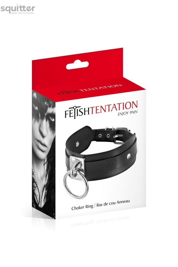 Ошейник c кольцом Fetish Tentation Choker Ring SO4674 фото