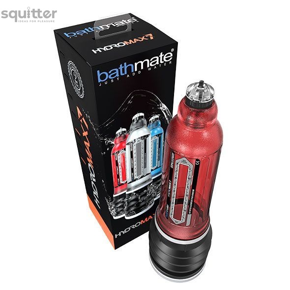 Гідропомпа Bathmate Hydromax 7 Red (X30), для члена довжиною від 12,5 до 18 см, діаметр до 5 см HM-30-BR фото