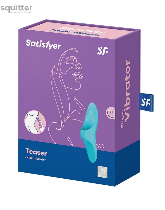 Вибратор на палец Satisfyer Teaser Light Blue SO5421 фото