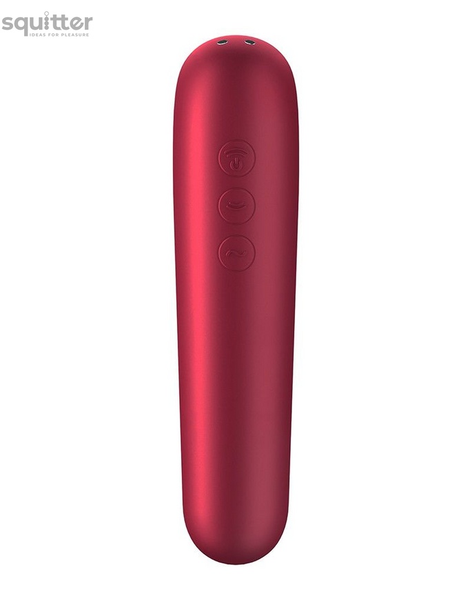 Смарт вібратор і вакуумний стимулятор 2-в-1 Satisfyer Dual Love Pink SO4104 фото