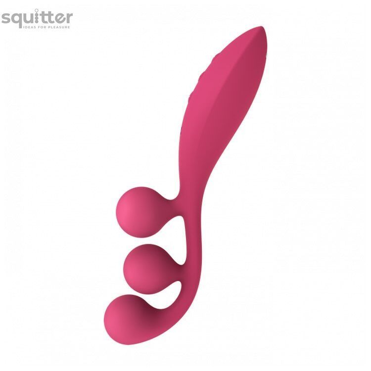 Універсальний вібратор Satisfyer Tri Ball 1, 3 мотори, гнеться SO7785 - онлайн-сексшоп Сквітер