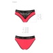 Трусики з широкою гумкою і мереживом Passion PS001 PANTIES red/black, size S SO4169 фото 5