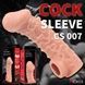 Насадка на член Kokos Cock Sleeve CS 007 L SX1464,8 - інтернет-магазин інтимних товарів Squitter