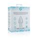 Стеклянная анальная пробка Gildo Glass Buttplug No. 24SO4620,5 - интернет-магазин интимных товаров Squitter