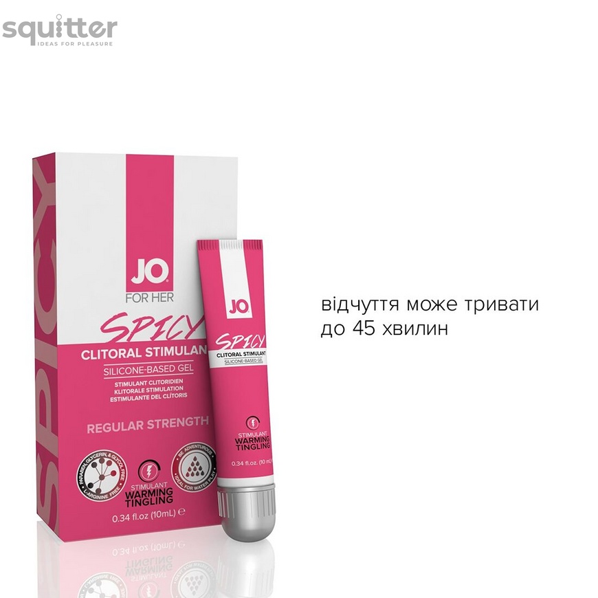 Збуджувальний гель для клітора System JO SPICY WARMING (10 мл) розігріваючий SO1501 фото